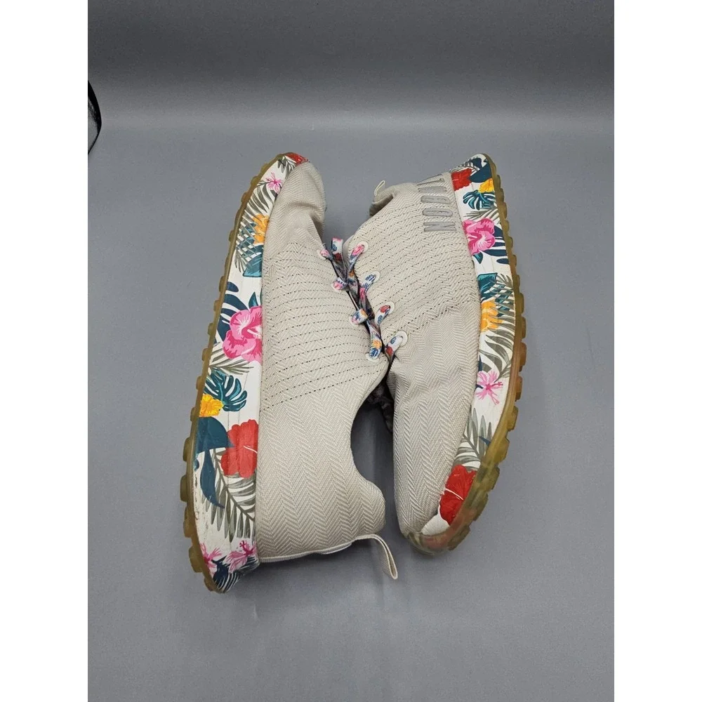 NOBULL‎ Impact SuperFabric Trainer Men Sz 14 Wmn 15.5 White Tropical Sneakers